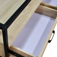 مدخل أستقبال سطح زجاجي بهيكل معدني