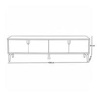 وحدة تلفاز مودرن خشب 180 سم