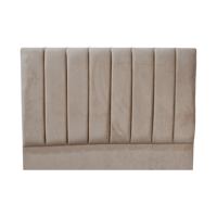 سرير خشبي بتنجيد مخملي فاخر 120×200 سم