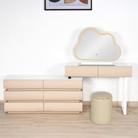 تسريحه مع مرآة مضيئة وسماعة بلوتوث من نافيرا هوم -...