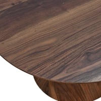 طقم طاولات خدمة 5 قطع خشبي بني