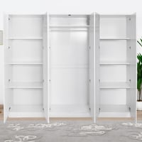 دولاب ملابس رويال 6 باب خشب