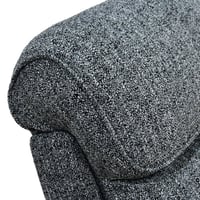 كرسي استرخاء فاخر هزار دوار بحامل جوال رمادي غامق