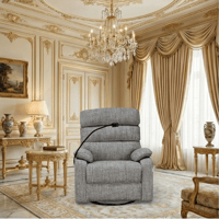 كرسي استرخاء فاخر هزار دوار بحامل جوال بيج