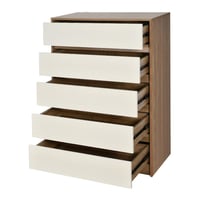 خزانة بـ 5 أدراج خشبية 110×80 سم