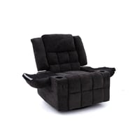 كرسي السعادة استرخاء فخم هزاز دوار قماشي مودرن أسو...