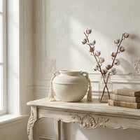 فازة ورد تصميم ديكوري عصري فخار