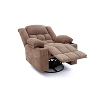 كرسي السعادة استرخاء فخم هزاز دوار قماشي مودرن كوف...