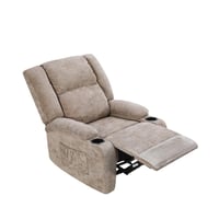 كرسي لواني استرخاء فخم ثابت قماشي مودرن كوفي