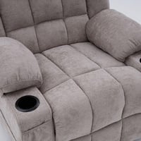 كرسي السعادة استرخاء فخم هزاز دوار قماشي مودرن رما...