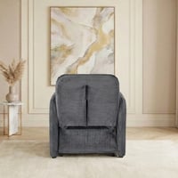 كرسي قابل للتعديل لسرير 2*1 مفرد رمادي غامق