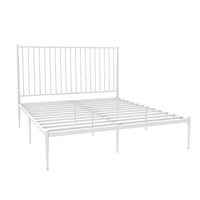 هيكل سرير ابيض 200x180 سم‏