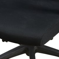 كرسي مكتب مودرن دوار قابل للتعديل أسود