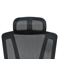 كرسي مكتب مودرن دوار قابل للتعديل أسود