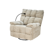 كرسي المطانيخ استرخاء فخم دوار مع حامل جوال كوفي