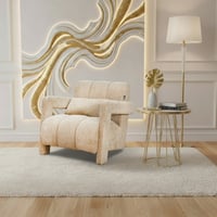 كرسي مفرد فخم مودرن مخمل كافيه