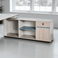 مكتب إداري مودرن مزدوج مع مساحة تخزين