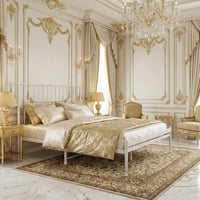 هيكل سرير معدني أبيض 200×140 سم