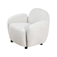 طقم كنب 2 مقعد فاخر مع كرسيين دوار وثابت أوف وايت