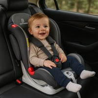 كرسي أطفال للسيارة بوليستر بهيكل بلاستيك مقوي