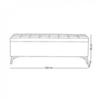 صندوق سجاد جلد رمادي