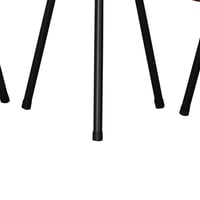 طقم طاولات خدمة من الخشب والمعدن 3 قطع