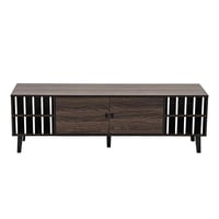 وحدة تلفاز خشبية مودرن بني 160 سم