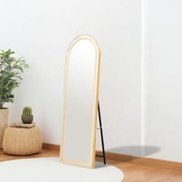 مرآة استاند مضيئة بإطار ذهبي 170×60 سم