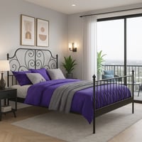 هيكل سرير نافيرا 180x200سم اسود