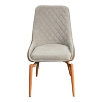 طاولة طعام خشب بأرجل معدنية 10 كراسي بيج