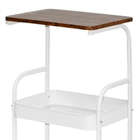 وحدة رفوف متحركة 3 أدوار سطح خشبي