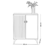 دولاب متعدد الاستخدام سطح سيراميك 80 سم