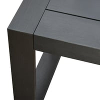 جلسة خارجية 2 مقعد دوار راتان وطاولة رمادي