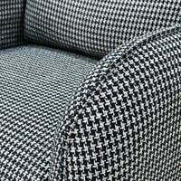 كرسي استرخاء فخم هزاز دوار قماشي مودرن