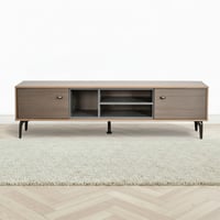 وحدة تلفاز مودرن خشبية 160 سم