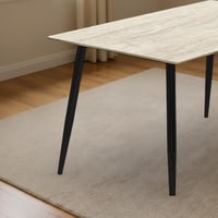 طاولة طعام مفرد خشبية 80×140 سم