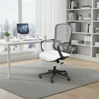 كرسي مكتب مودرن دوار قابل للتعديل رمادي