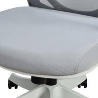 كرسي مكتب مودرن دوار قابل للتعديل رمادي