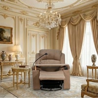 كرسي استرخاء مودرن هزار دوار بحامل جوال مع طاولة ك...