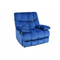 كرسي السعادة استرخاء هزاز دوار قماشي بحامل جوال أز...