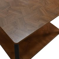 طقم طاولات خدمة 5 قطع 2 دور خشبي