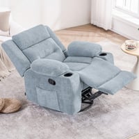 كرسي استرخاء هزاز دوار- رمادي فاتح