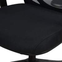 كرسي مكتب مودرن دوار قابل للتعديل أسود