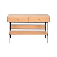 مدخل استقبال عصري خشب بأدراج ورف تخزين عملي