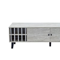 وحدة تلفاز خشبية مودرن رمادي 160 سم