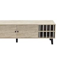 وحدة تلفاز خشبية مودرن بيج 180 سم