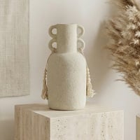 فازة ورد تصميم ديكوري عصري فخار