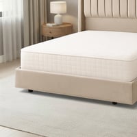 سرير خشبي بتنجيد مخملي عصري 180×200سم