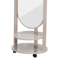 مرآة متحركة عصرية مع أرفف تخزين كافية