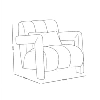 كرسي مفرد فخم مودرن مخمل كافيه